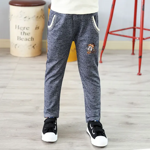 Kids Boys Pants Fashion Cotton Boys Trousers Cute Dog Pattern Spring ...