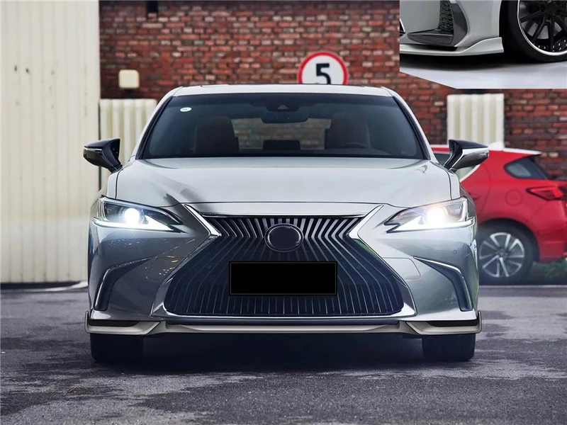 Разветвитель переднего бампера автомобиля для Lexus ES, накладка на передний бампер для губ, автомобильный стикер, модифицированный ES 200 260 300H