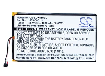 

Cameron Sino 1800mAh Battery 533-000114 for Logitech IIIuminated Keyboard K810 K810