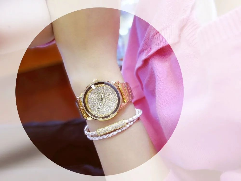 Роскошные часы для влюбленных, женские модные наручные часы из нержавеющей стали, женские часы Relojes Mujer BS, креативные женские кварцевые часы