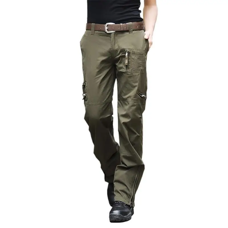 

Freedom Knight Army Pants Men Women Unisex Tactical Long Cargo Pants Multi Pockets Green Camouflage Male Hiking Camping Trousers