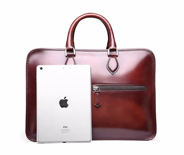 Berluti Un Jour Burnished Venezia Leather Briefcase