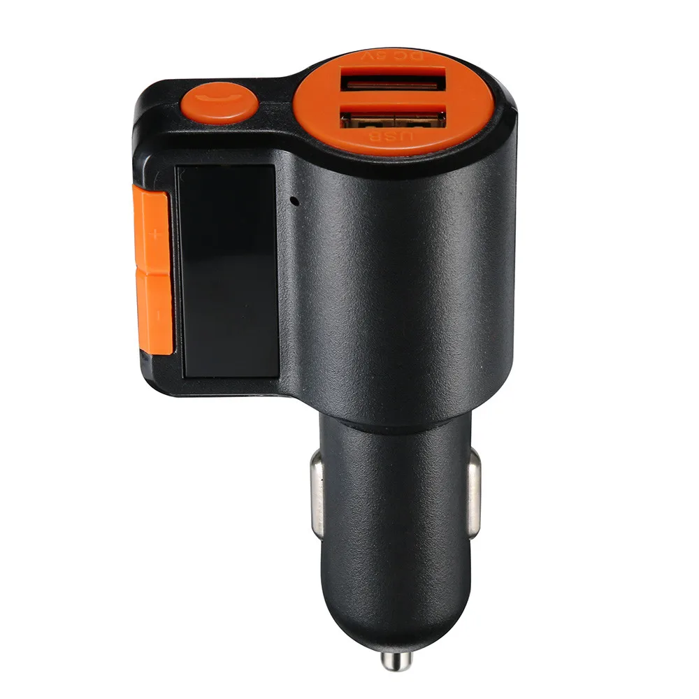 

auto USPS Dual USB Bluetooth MP3 Player Car Hands-free FM Transmitter BC09 Car Charger car accessories 2019 NEW