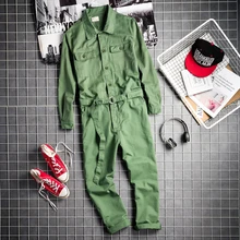 Мужской ретро повседневный комбинезон Подиум Европа и Америка мужской модный мульти-карман мужской свободный Рабочий Комбинезон