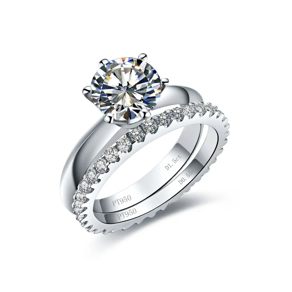 Guarantee Classic Bridal Set Ring 2 55ct Jewellery Set Sona