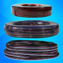 5 м 10 м 20 м 30 м 50 м 2pin 3pin 4Pin Расширение RGB RGBW светодиодный кабельный разъем для WS2812 WS2811 5050 5630 RGB светодиодный светильник