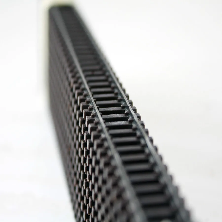 10pcslot N-scale bare rail straight rail for ho train model design layout (1)