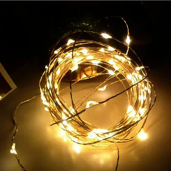 

1pc* Led String Lights battery Operated Christmas wedding decoration party Flower wedding Decorative string light for XmasTree
