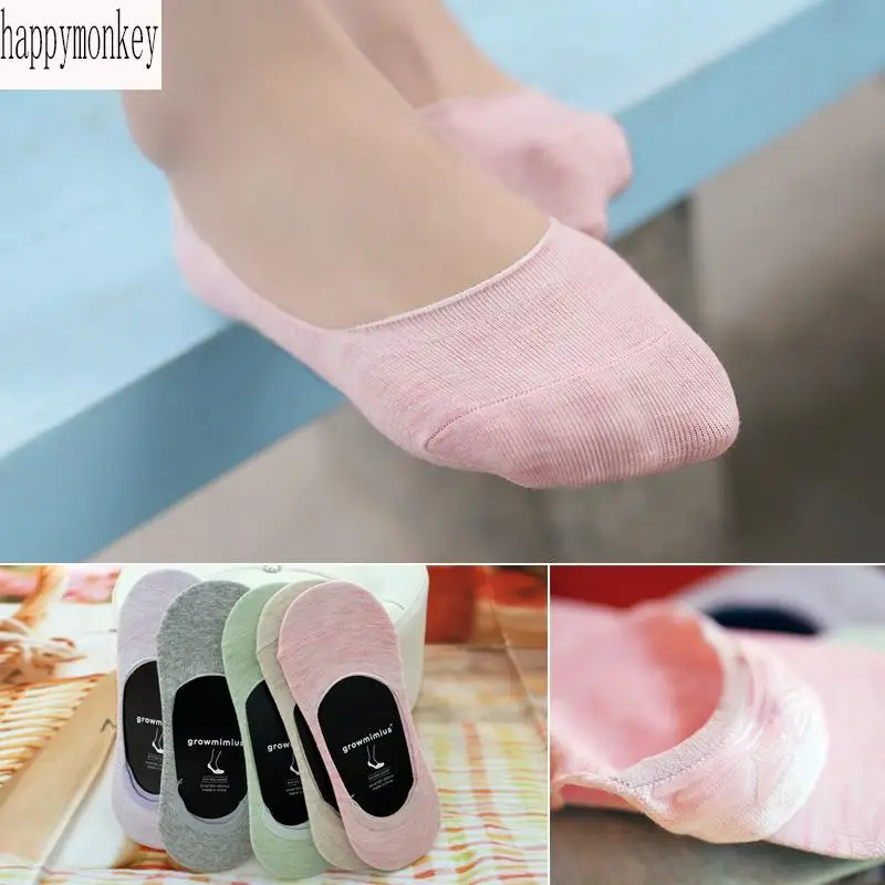 10 pieces=5 pairs new spring and summer of 2016 Ms new colored contact women socks slippers classic
