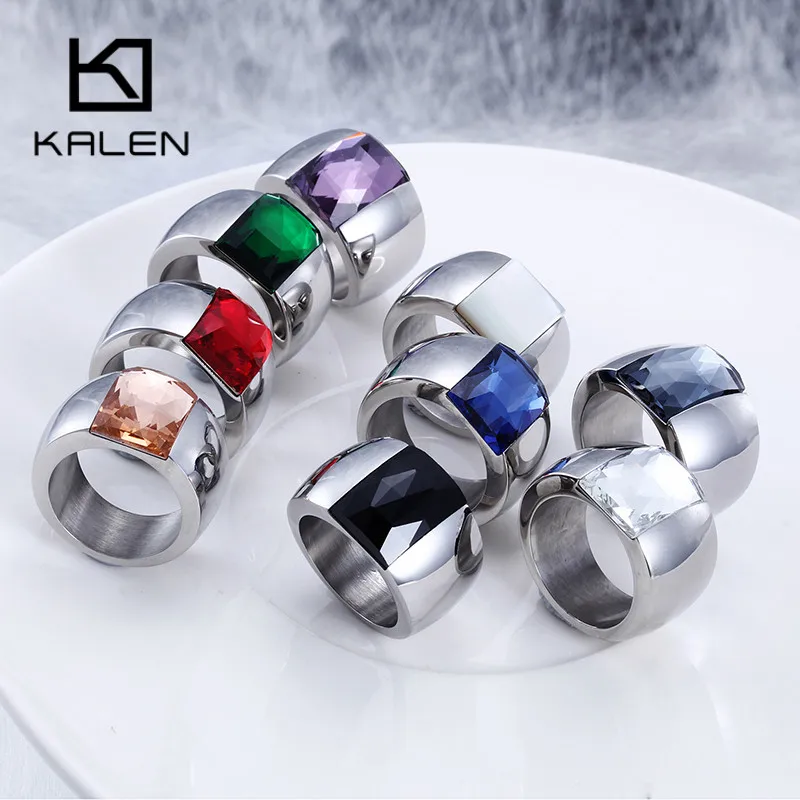 Stainless Steel Rings For Women gold color rings stainless steel ring finger ring gold color ring