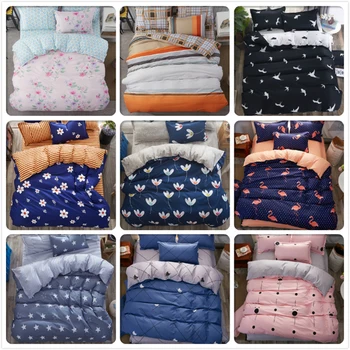 

New Creative Soft Cotton Duvet Cover 3/4 pcs Bedding Set Adult Kids Child Bed Linens Single Twin Full Queen King Size Bedspreads