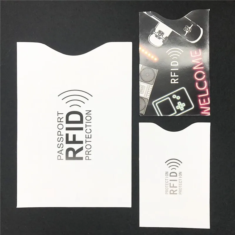 

Anti Rfid Wallet Blocking Reader Lock Bank Card Holder Id Bank Card Case Protection Metal Credit Card Holder Aluminium 6.3*9.1cm