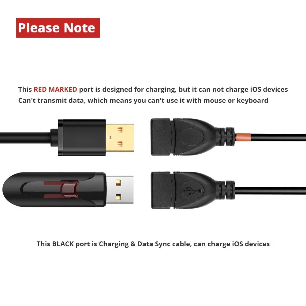 USB разветвитель с двумя портами 2 0 А|Компьютерные кабели и разъемы| |