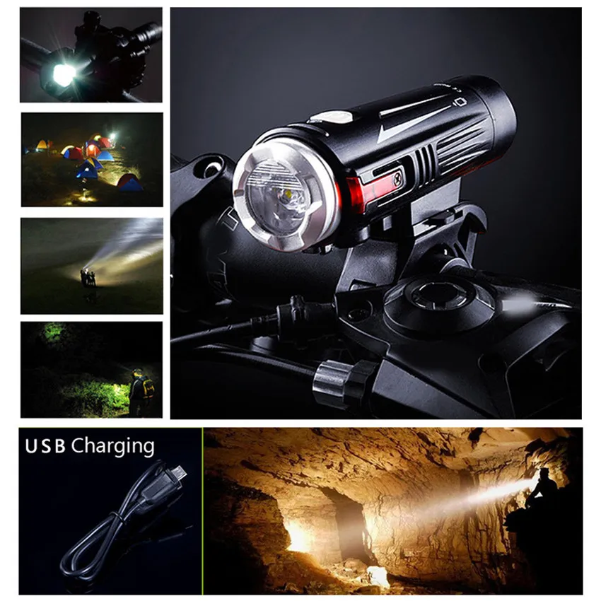 

Cycle zone Bike Front Light Bicycle LED Lamp Headlight Flashlight USB Rechargable Handlebar Cycling Led Head Bulb MiniLights M25