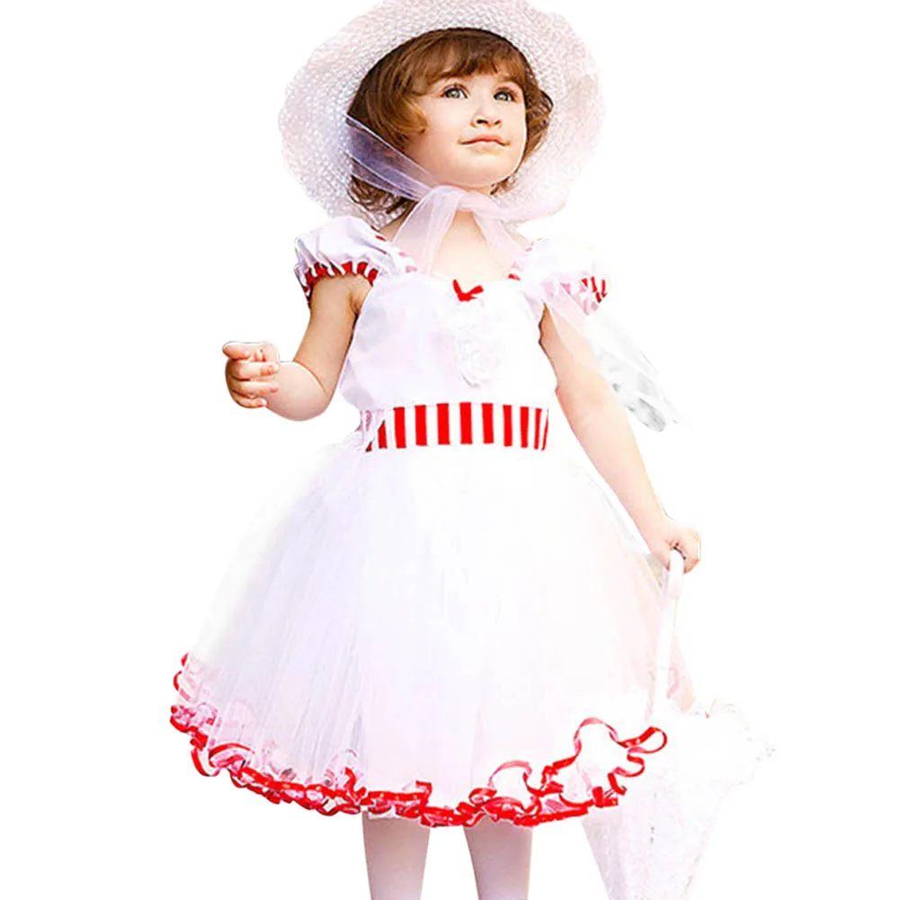 Новое Детское платье для девочек, Летний милый сетчатый костюм принцессы вечерние нарядная одежда для выступлений