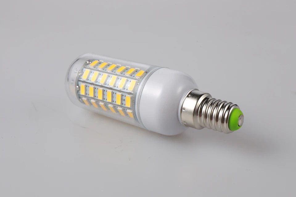 LARZI AC 220 В E27 E14 светодио дный лампа 5730SMD светодио дный огни кукурузы светодио дный лампа 24 36 48 56 69 72 светодио дный s люстра свечей украшения дома