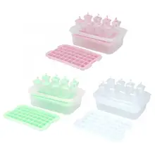 8 ячеек DIY Пластиковые замороженные формы льда кубик кухня многоцелевой леденец плесень лоток сковорода с крышкой
