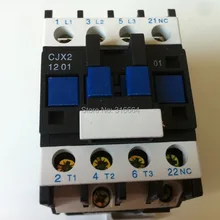 CJX2-1210 Контактор ПЕРЕМЕННОГО Тока 9 А 3 Фазы 3-полюсный NC 220 В 50/60 Гц Катушки