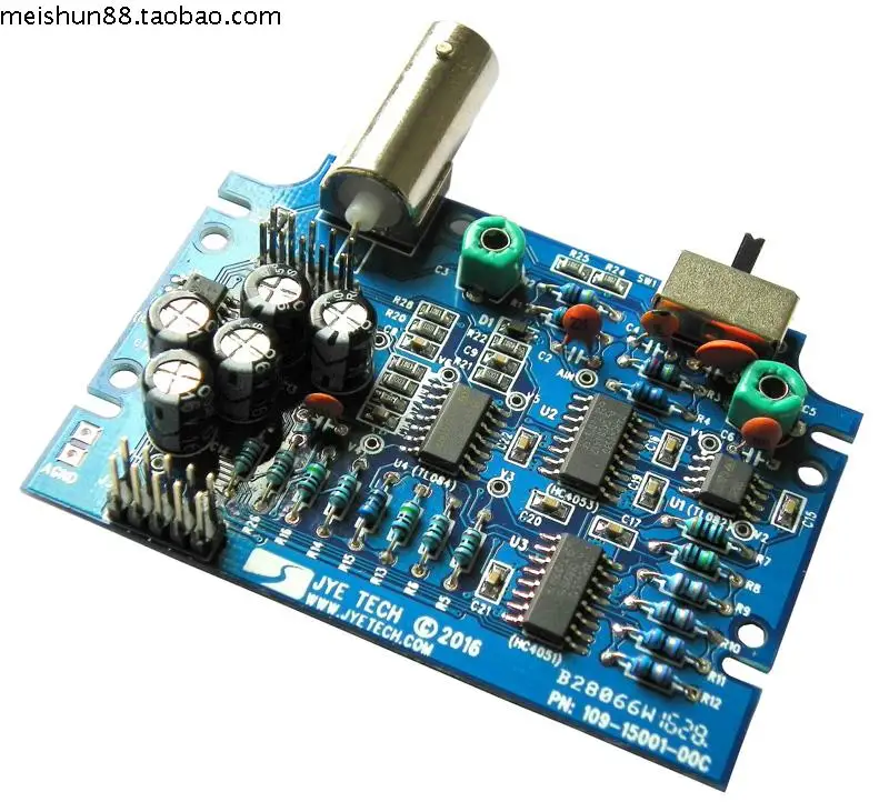 Digital Oscilloscope DIY Kit Parts with Case SMD Soldered Electronic Learning Set 1MSas 0-200KHz 2.4 TFT Handheld Pocket-size 5