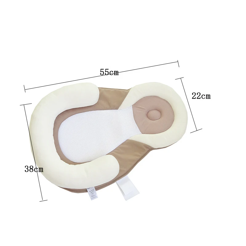 Детская подушка для новорожденных, противоопрокидывающийся матрас, подушка для 0-12 месяцев, детская подушка для сна, подушка для позиционирования, хлопковая подушка