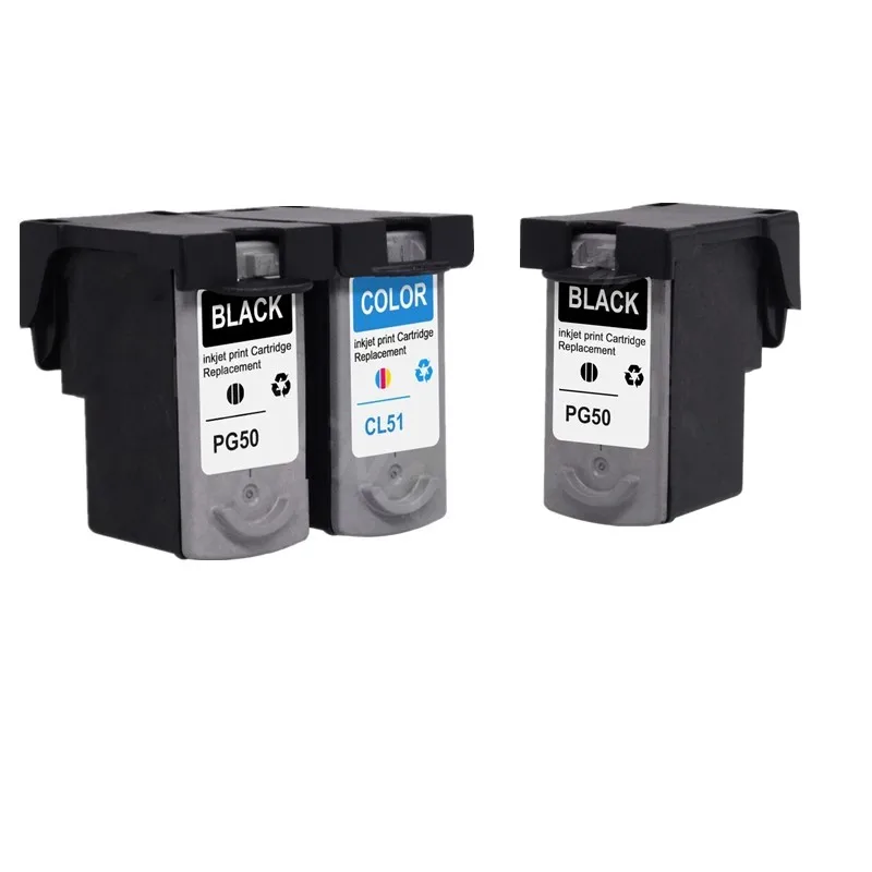 Чернильный картридж для Canon PG50 CL51 Pixma MP150 MP160 MP170 MP180 MX308 MX318 IP2200 IP6220D|Чернильные