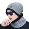 Balaclava Men Warm Hats Cap Scarf Winter Super warmth Wool Hat Knitting for men Caps Lady Beanie Knitted Hats Women's hats ► Foto 1/6