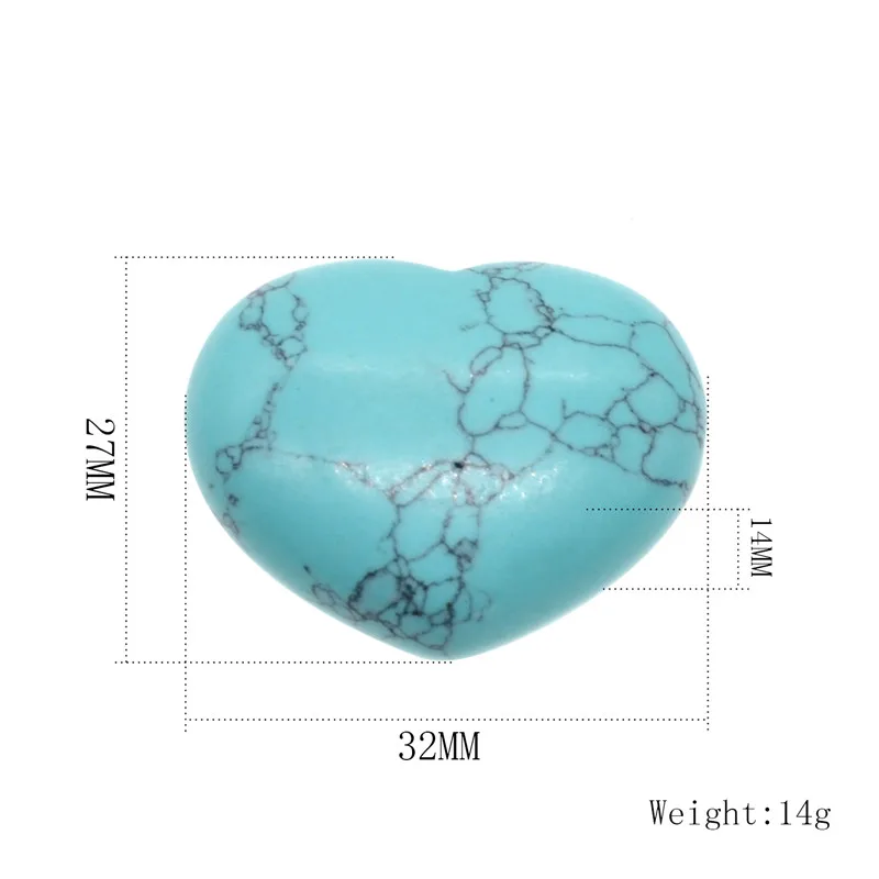 10pcslot multicolors heart shape stone beads pendant opal crystal quartz pendants for decoration