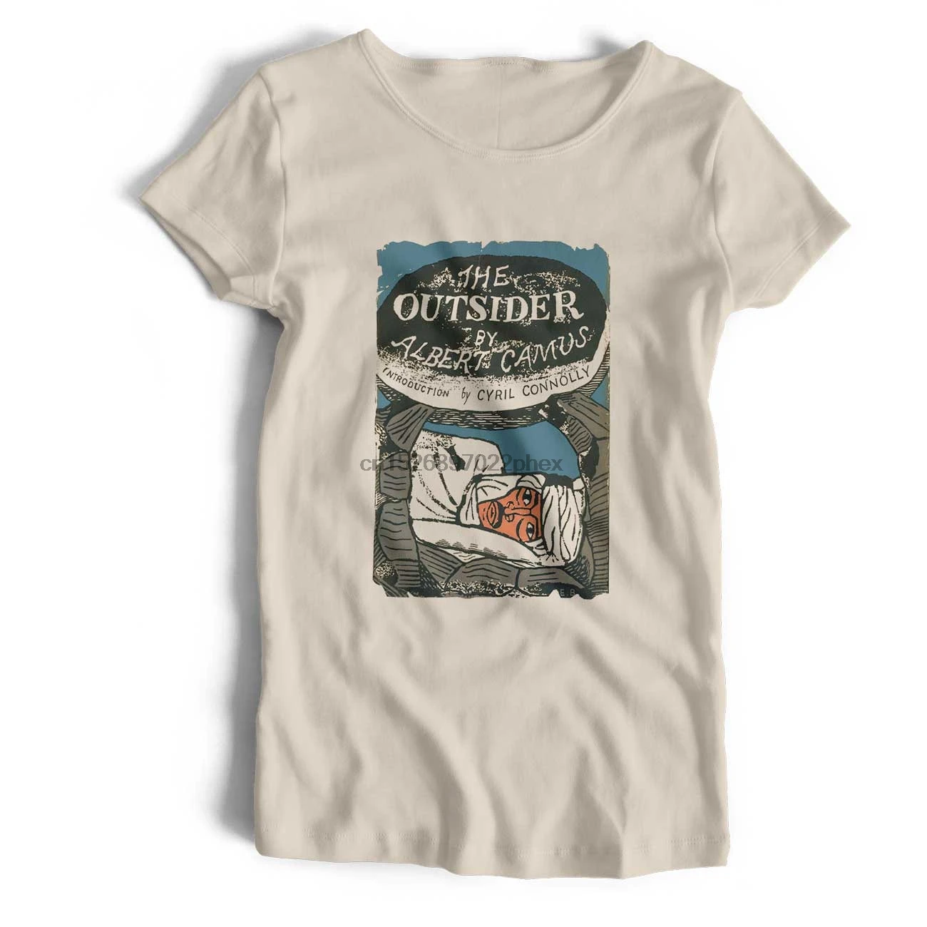 

Albert Camus T Shirt - The Outsider First Edition CoverS-5XL and Lady Fit Sizes Available Classic Literature Cult Novel Design