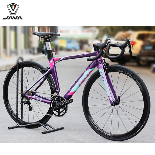 Special Offers JAVA Women Road Bike Aluminum Frame Carbon Fork 700C Bicycle 105 5800 Shifter Tek tro Brake Alloy Wheels 22speed Capiler Brake