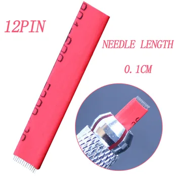 

100pcs New 12Pin Manual Micro Needle Blades For Eyebrow Cosmetic/Tattoo