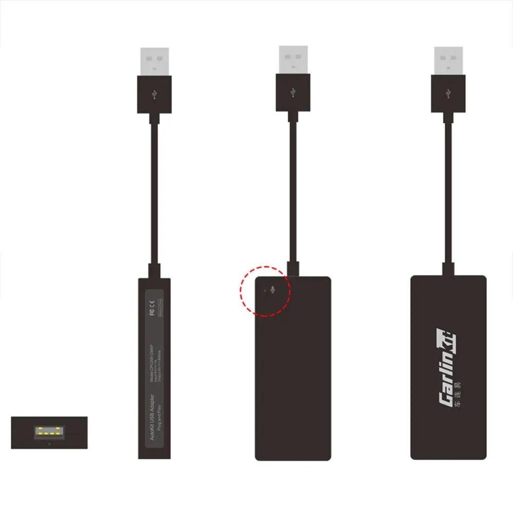 Carlinkit USB для Apple Carplay Dongle и Android Phone автомобильный сенсорный экран с iOS|ТВ-приемник