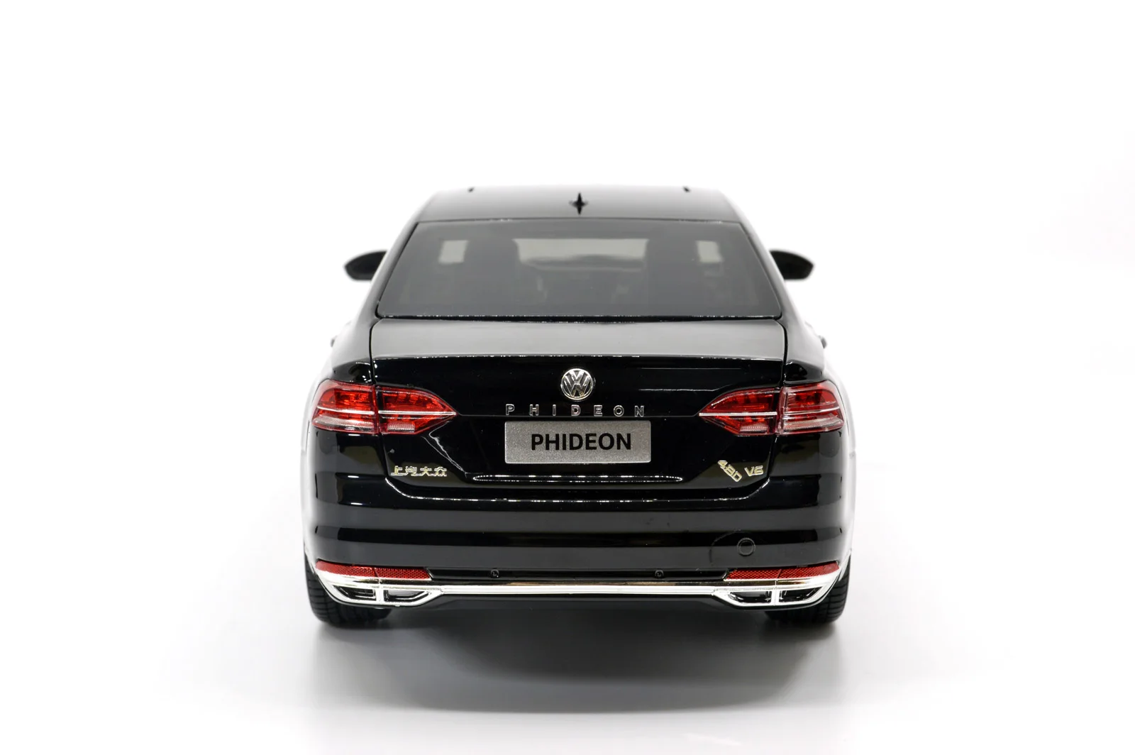 1/18 1:18 1 18 масштаб VW Phideon 2016 черная статическая имитация литая Миниатюрная модель