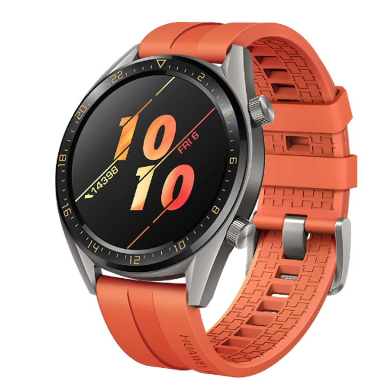 Смарт часы HUAWEI WATCH GT Active Edition спортивные с цветным AMOLED дисплеем 1 39 дюйма GPS для