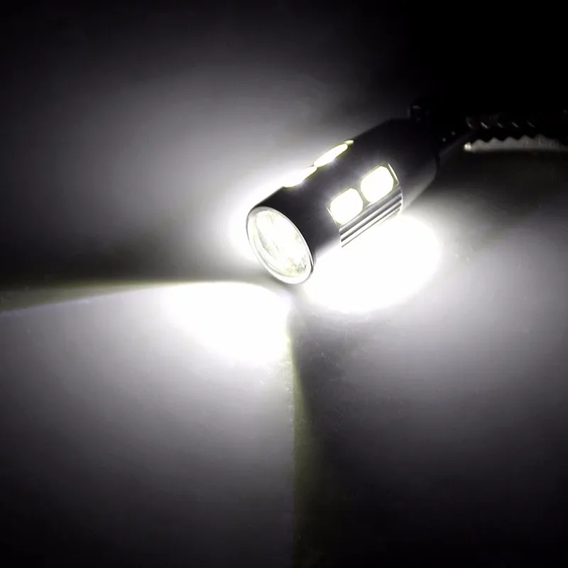 2x T10 W5W Автомобильный светодиодный сигнальный лампочка CANBUS Авто Клин боковой светильник для внутреннего чтения багажник номерного знака багажная лампа супер яркий белый