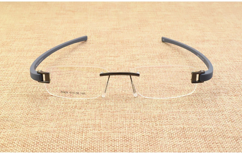 Бескаркасные очки для глаз оправы для мужчин эластичные зеркальные ножки очки оправа для женщин Myroid компьютерная индивидуальная рецептурная оптика