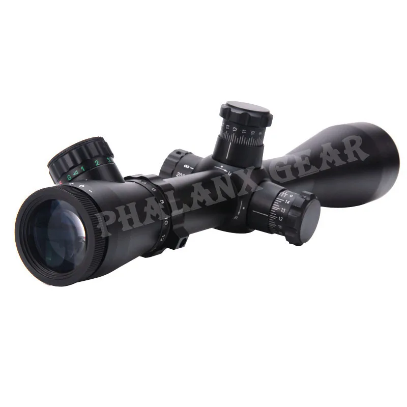 

Brand Hunting Mark4 4.5-14X50 M1 Mil-dot Illuminated Riflescopes Rifle Scope w/ Mounts