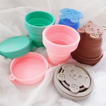 

Silicone Cup Portable Silicone Telescopic Drinking Collapsible Coffee Cup Multi-function Foldable Silica Mug