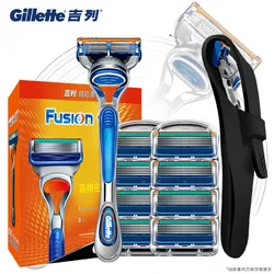 Original Gillette Fusion Shaver Razor Blade Replacement Head For Men Manual Face Care Safety Shaving Blades Holder Razor Blade Original Gillette Fusion Shaver Razor Blade Replacement Head For Men Manual Face Care Safety Shaving Blades Holder Razor Blade