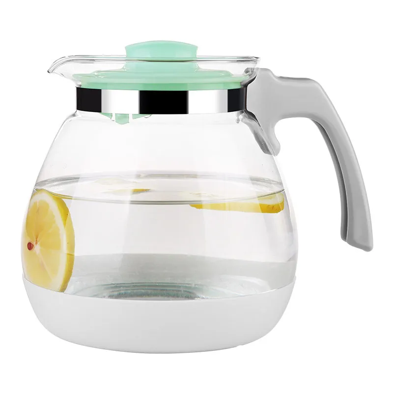 

1700ml Heat-resistant glass Water Pot, Coffee Pot Water Jug,Flower Tea Set Puer kettle Coffee Teapot Convenient Office Teaset