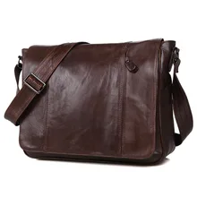 J. M. DFashion Натуральная кожа Мужская сумка-мессенджер дешевая винтажная сумка через плечо 7338B/C