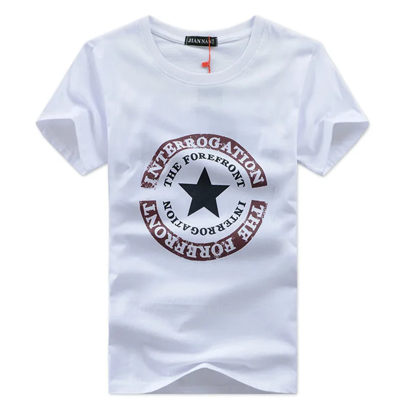 

2017 New Arrival Men's T-Shirts S-5XL Plus Size Fashion O-Neck Summer Short Sleeve T Shirts Men Male Tee Shirts Short Tees