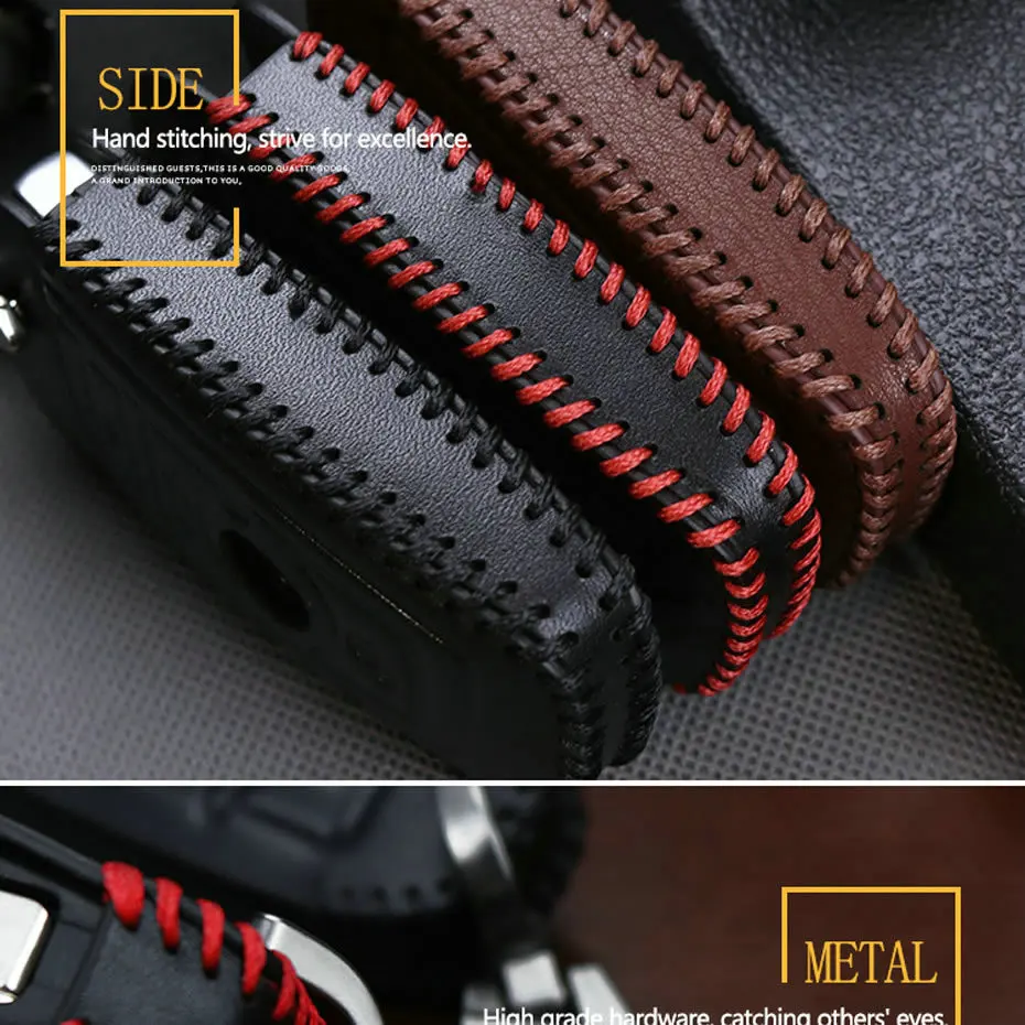 Car Key Bag Case Cover Keychain For Hyundai (8)