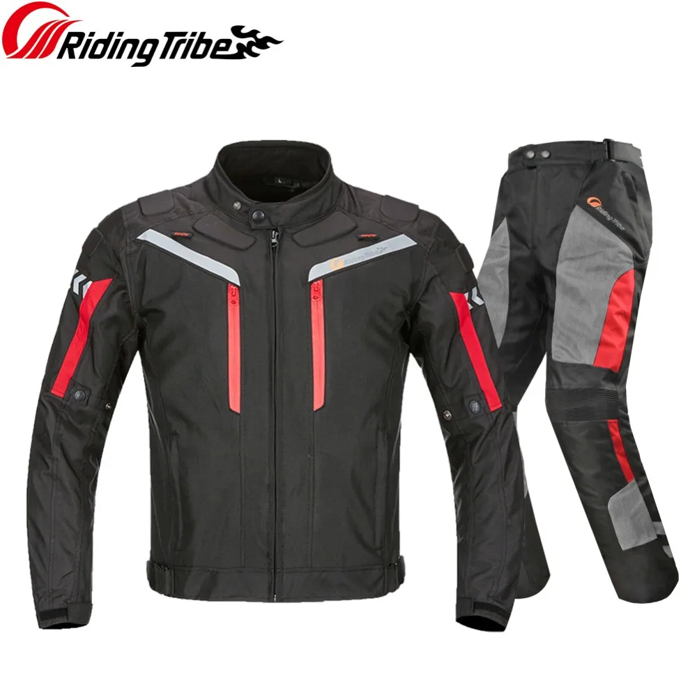 

Motorcycle Jacket Pants Waterproof Full Season Riding Suit Safety Visibility Protective Racing Clothing Rider Racing Suit JK-40