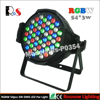 

6pcs/Lot High power 54x3W LED Par64 RGBW stage dj dmx par lights