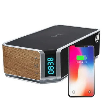 

2019 Bluetooth Speaker high-fidelity sound Stereo Bluetooth 4.0 Wireless Speakers 10W Handfree for Phone Calls Qi Wireless