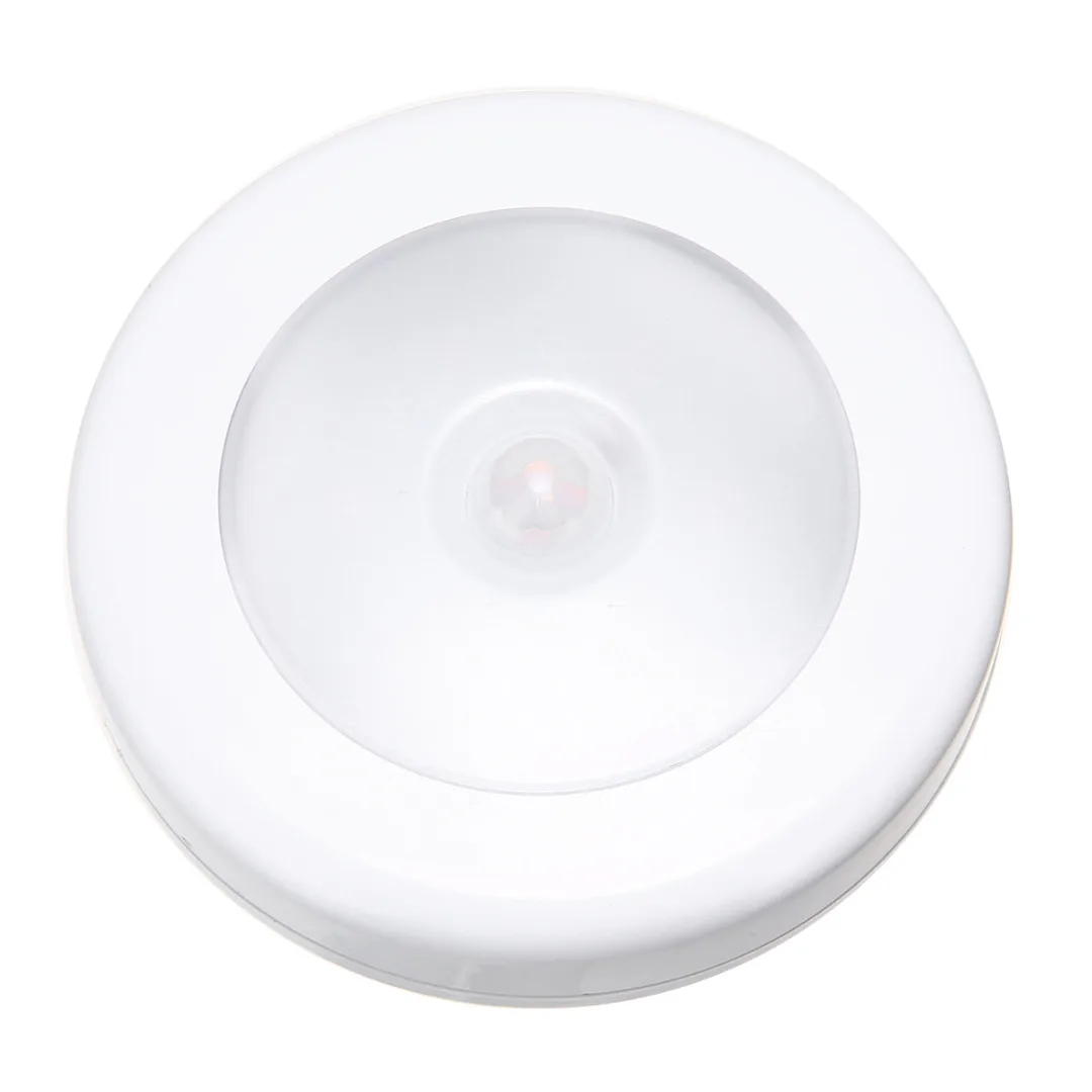 Wireless PIR Auto LED Night Light Motion Sensor Infrared Cabinet Lamp Battery Power Stairs Magnet Night Lighting