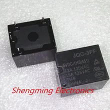 50 шт. 4 контакта JQC-3FF-005-1HS JQC-3FF-009-1HS JQC-3FF-012-1HS JQC-3FF-024-1HS 5VDC 9VDC 12VDC 24VDC 15A 12VAC реле