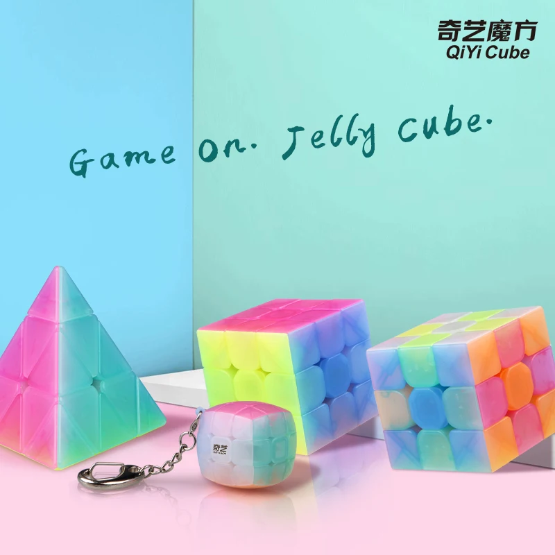 QIYI Горячие рисовые клецки желе куб Прохладный Magico скорость игрушки Кубики развивающие для Zongzi Cubo головоломки Нео пирамида для детей