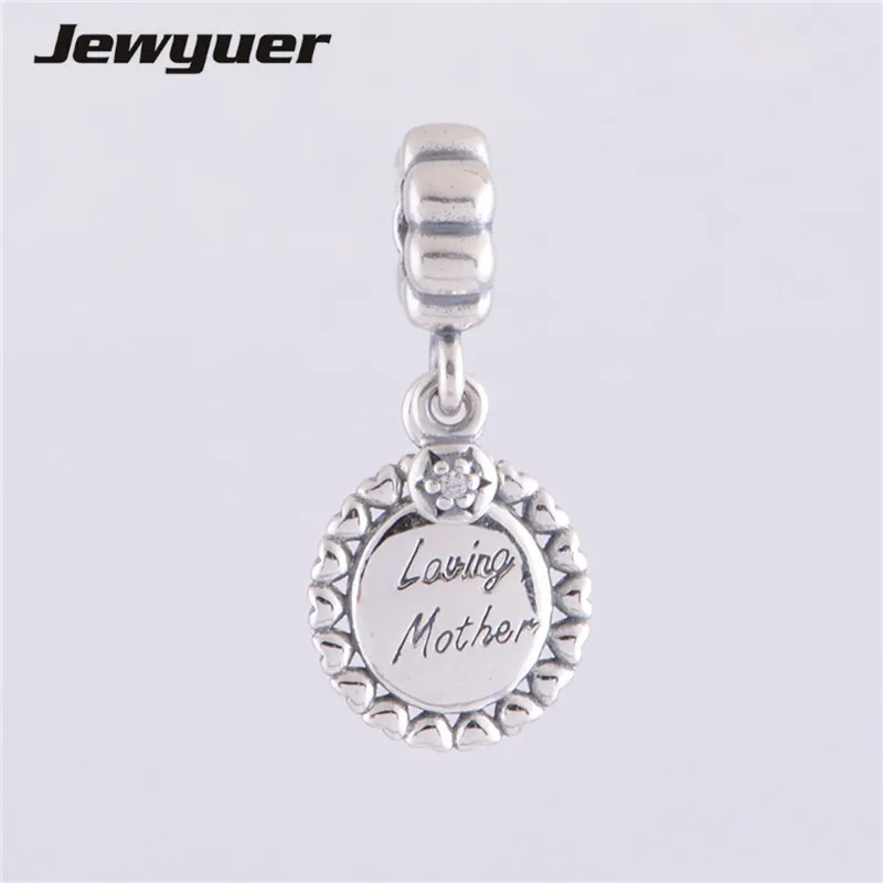 

Fits European brand Bracelets DIY Making 925 Sterling Silver Jewelry Family Gift Loving Mother Dangle Charms Wholesale DA069