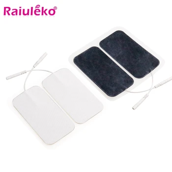 

20pcs/50pcs Electrode Pads Tens Muscle Stimulator 5x9cm Self Adhesive Replacement Reusable for Slimming Electric Body Massager